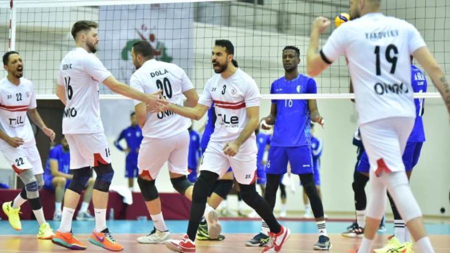 لاعب الزمالك يفوز بلقب افضل ليبرو في البطولة العربية للطائرة
